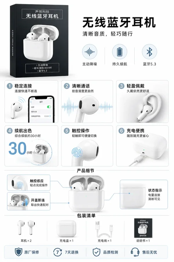 Example of an ecommerce infographic-style product poster
