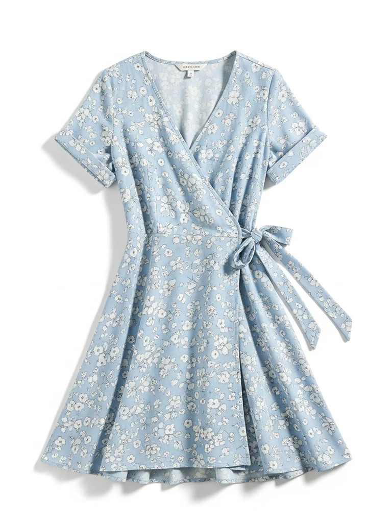 碎花连衣裙 - before