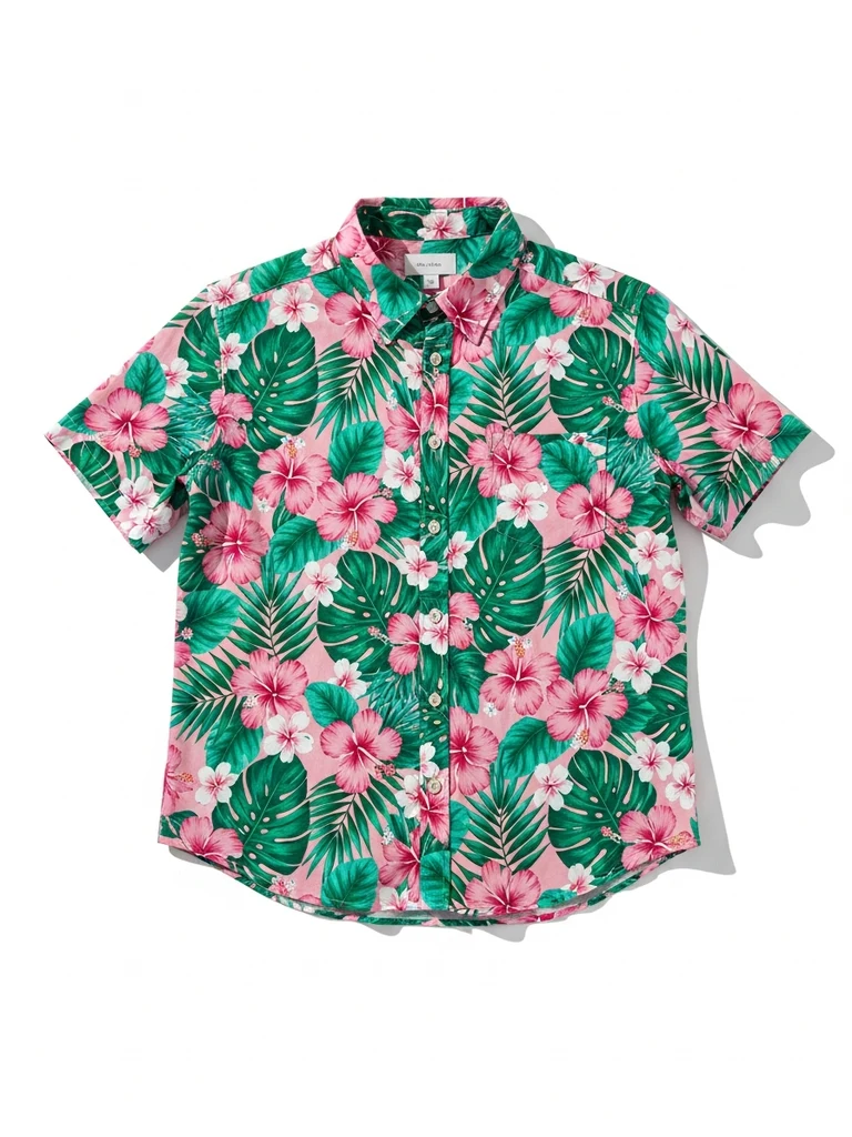 碎花衬衫 - before