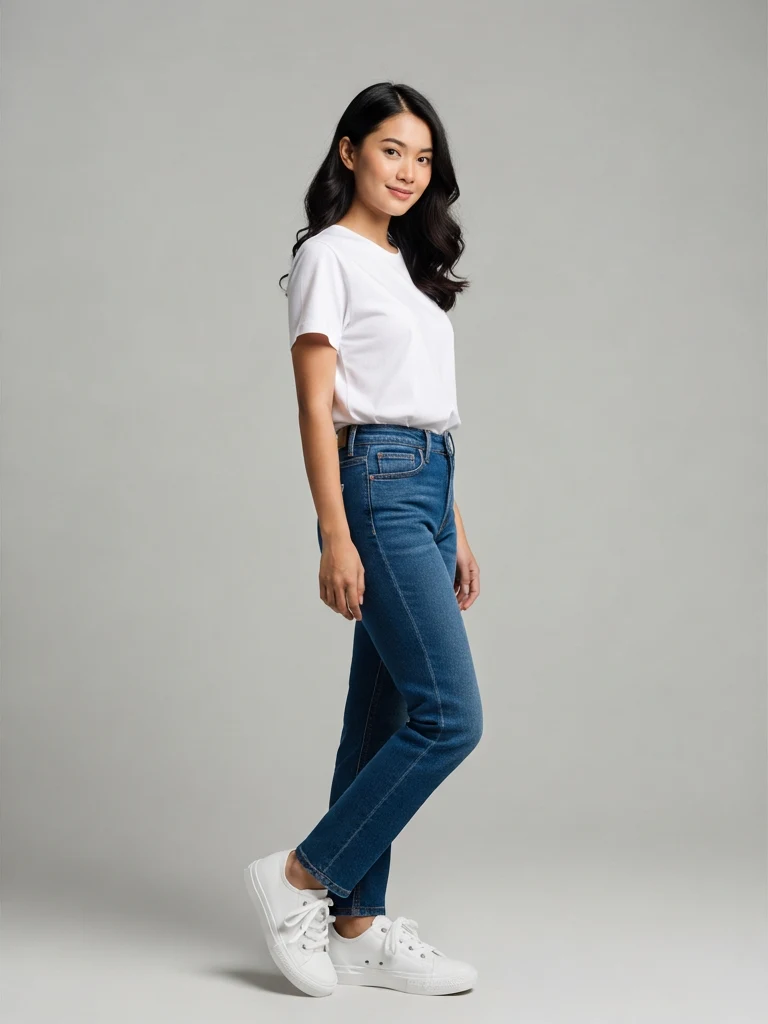 白色运动鞋 - after